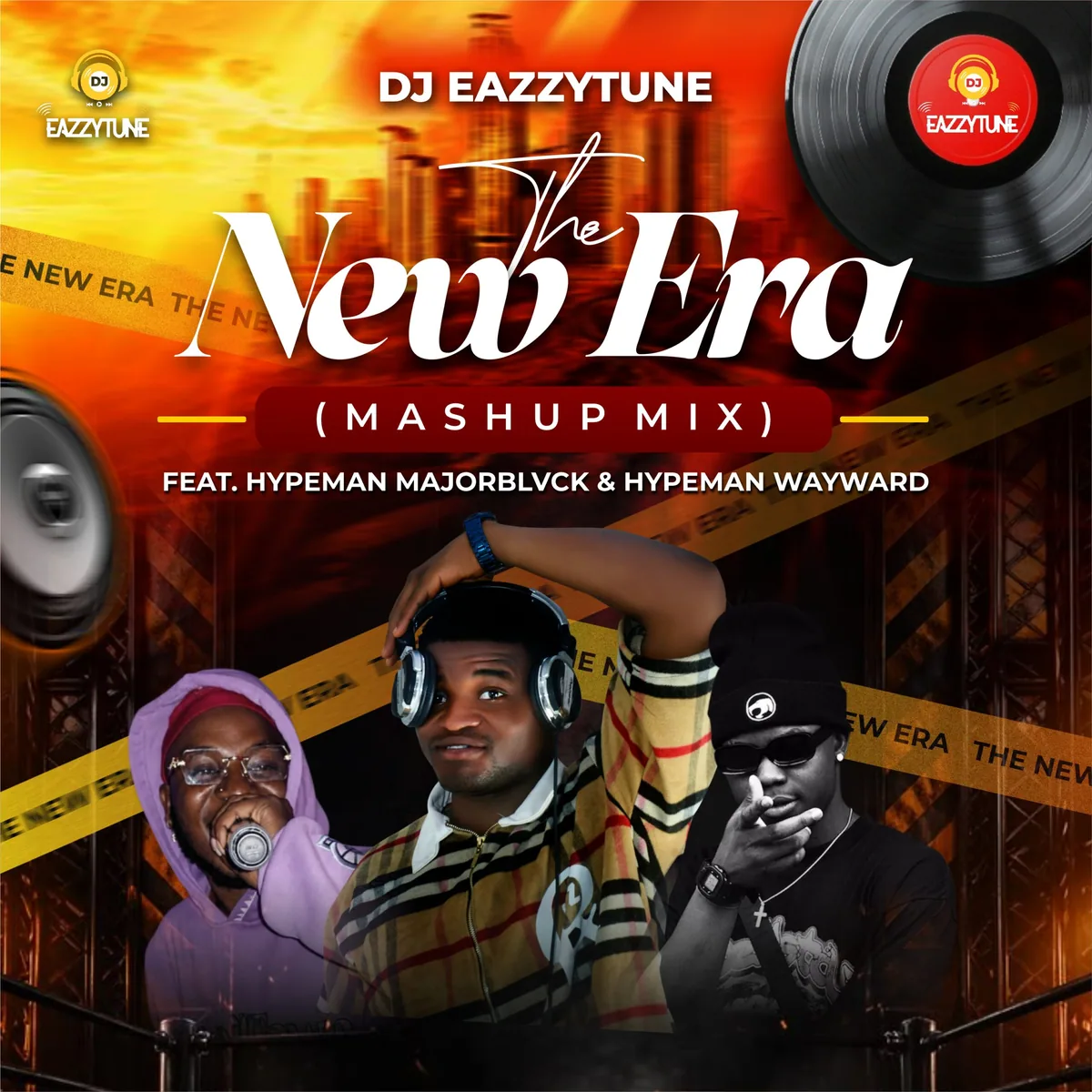 The New Era mashup mix cover featuring DJ EazzyTune and the featured hypemen